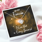 Fiancee Necklace - I Love You In Every Universe Gift - Jewelry for Dr. Strange Fan