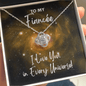 Fiancee Necklace - I Love You In Every Universe Gift - Jewelry for Dr. Strange Fan Two Toned Box