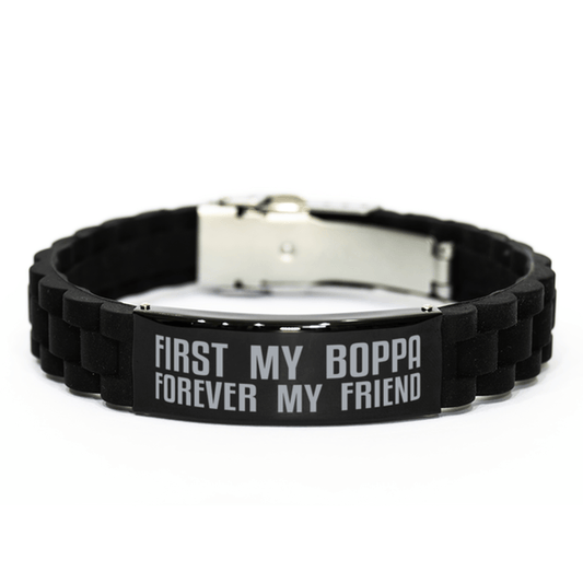 Unique Boppa Bracelet, First My Boppa Forever My Friend, Best Gift for Boppa Birthday, Christmas