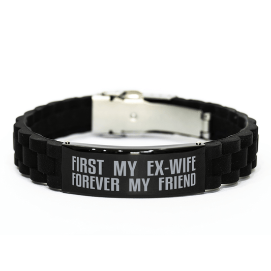 Unique Ex-wife Bracelet, First My Ex-wife Forever My Friend, Best Gift for Ex-wife Mothers Day, Birthday, Christmas