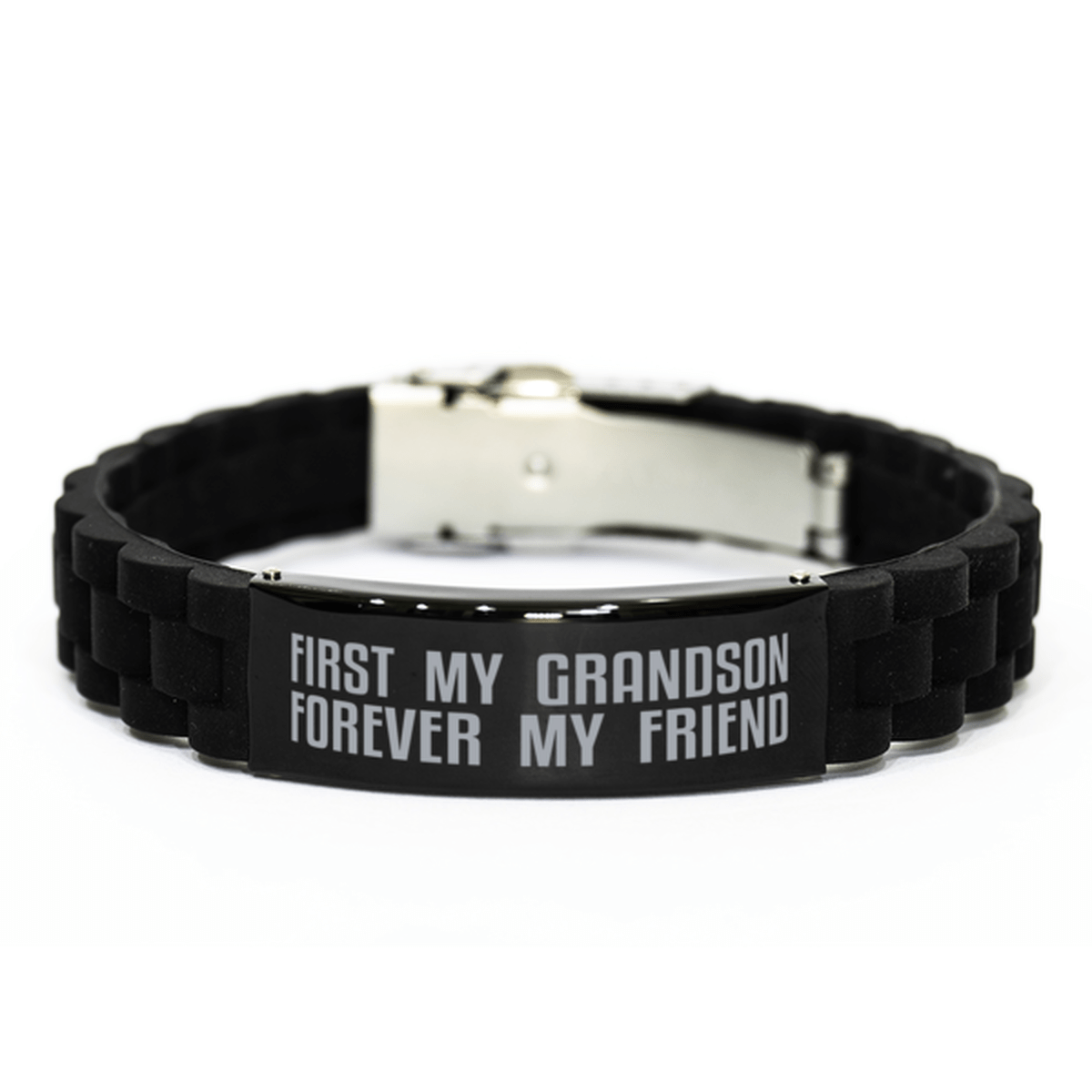 Unique Grandson Bracelet, First My Grandson Forever My Friend, Best Gift for Grandson Birthday, Christmas