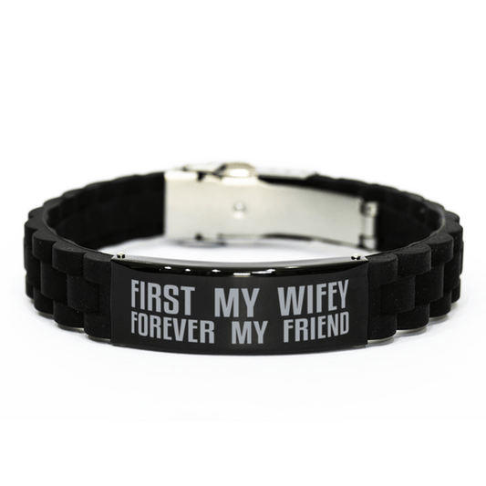 Unique Wifey Bracelet, First My Wifey Forever My Friend, Best Gift for Wifey Anniversary, Birthday, Christmas