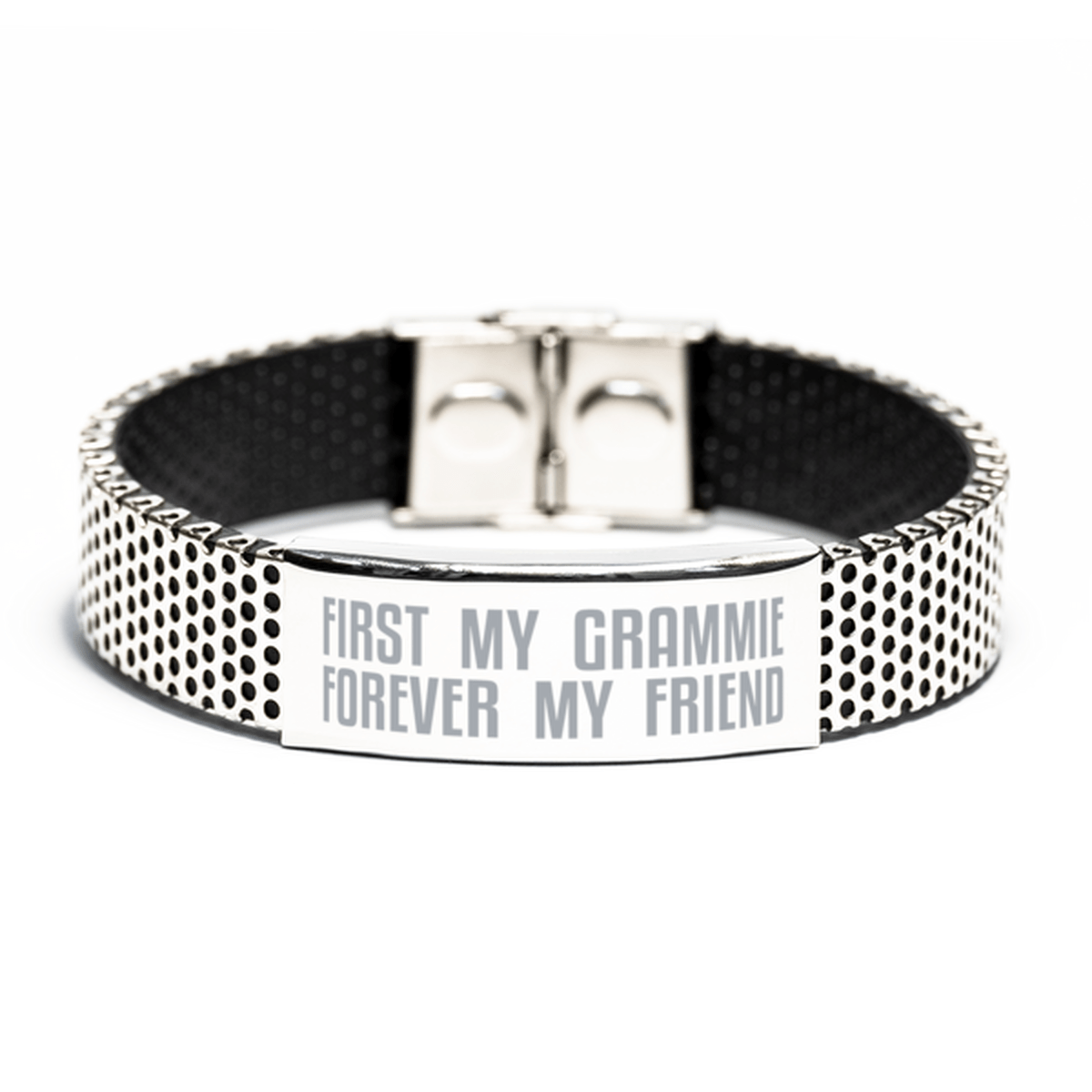 Unique Grammie Stainless Steel Bracelet, First My Grammie Forever My Friend, Best Gift for Grammie Birthday, Christmas