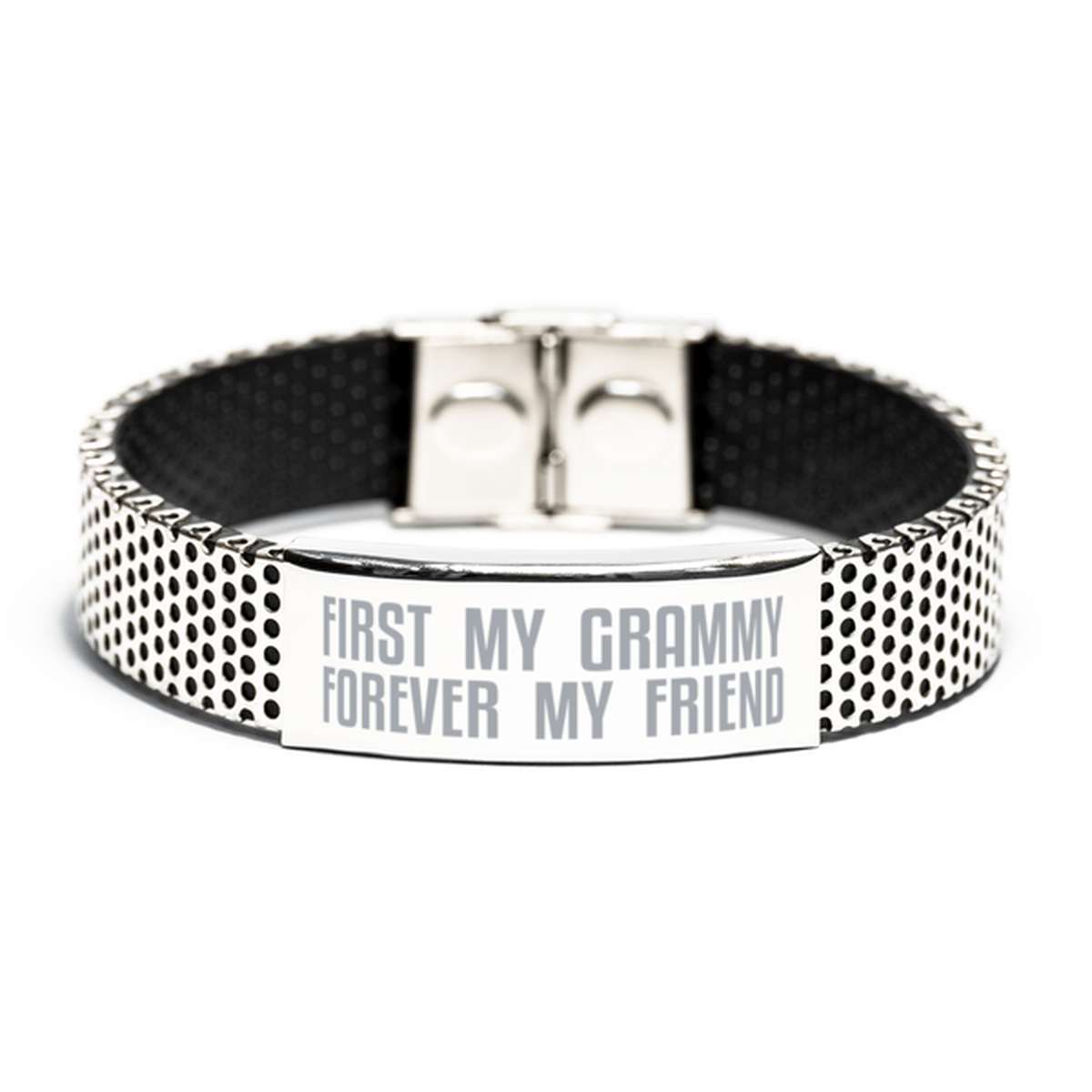 Unique Grammy Stainless Steel Bracelet, First My Grammy Forever My Friend, Best Gift for Grammy Birthday, Christmas