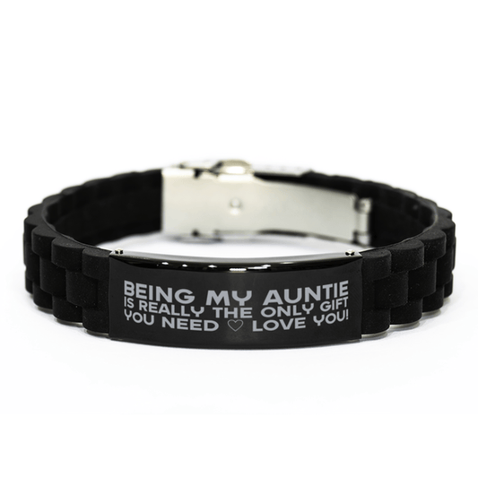 Funny Auntie Bracelet, Being My Auntie Is Really the Only Gift You Need, Best Birthday Gifts for Auntie