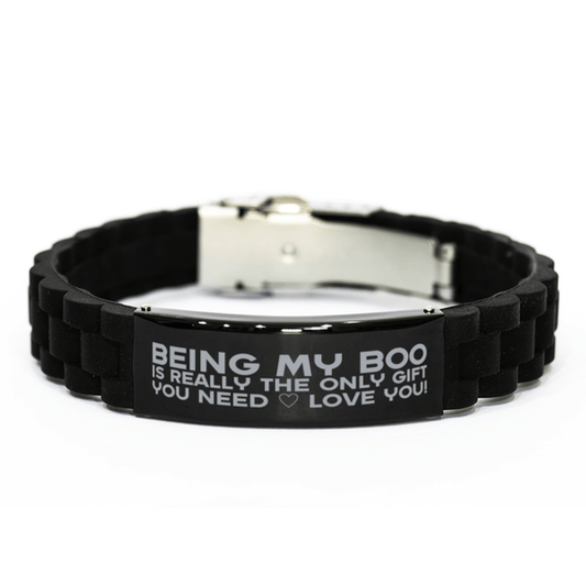 Funny Boo Bracelet, Being My Boo Is Really the Only Gift You Need, Best Birthday Gifts for Boo