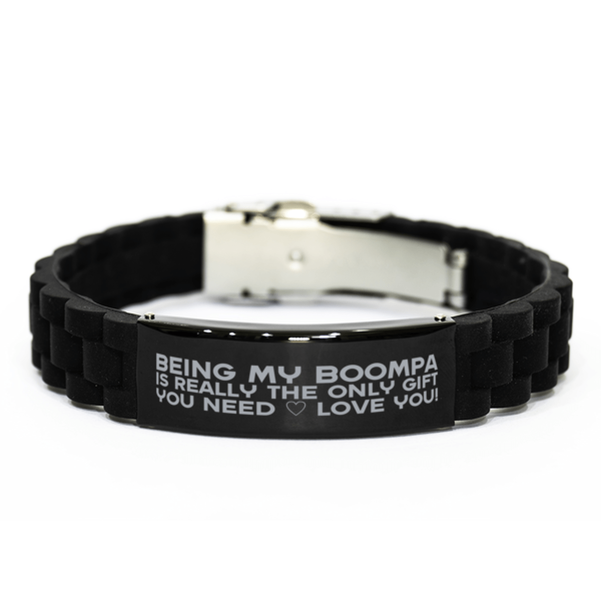 Funny Boompa Bracelet, Being My Boompa Is Really the Only Gift You Need, Best Birthday Gifts for Boompa