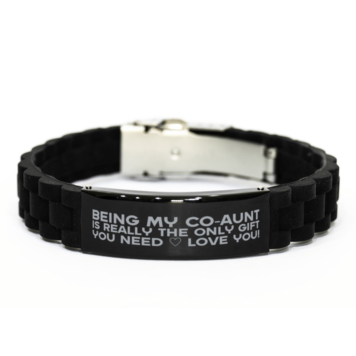 Funny Co-aunt Bracelet, Being My Co-aunt Is Really the Only Gift You Need, Best Birthday Gifts for Co-aunt