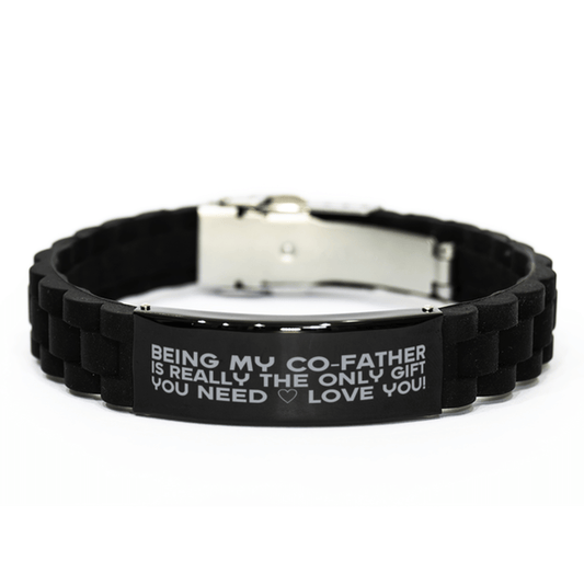 Funny Co-father Bracelet, Being My Co-father Is Really the Only Gift You Need, Best Birthday Gifts for Co-father