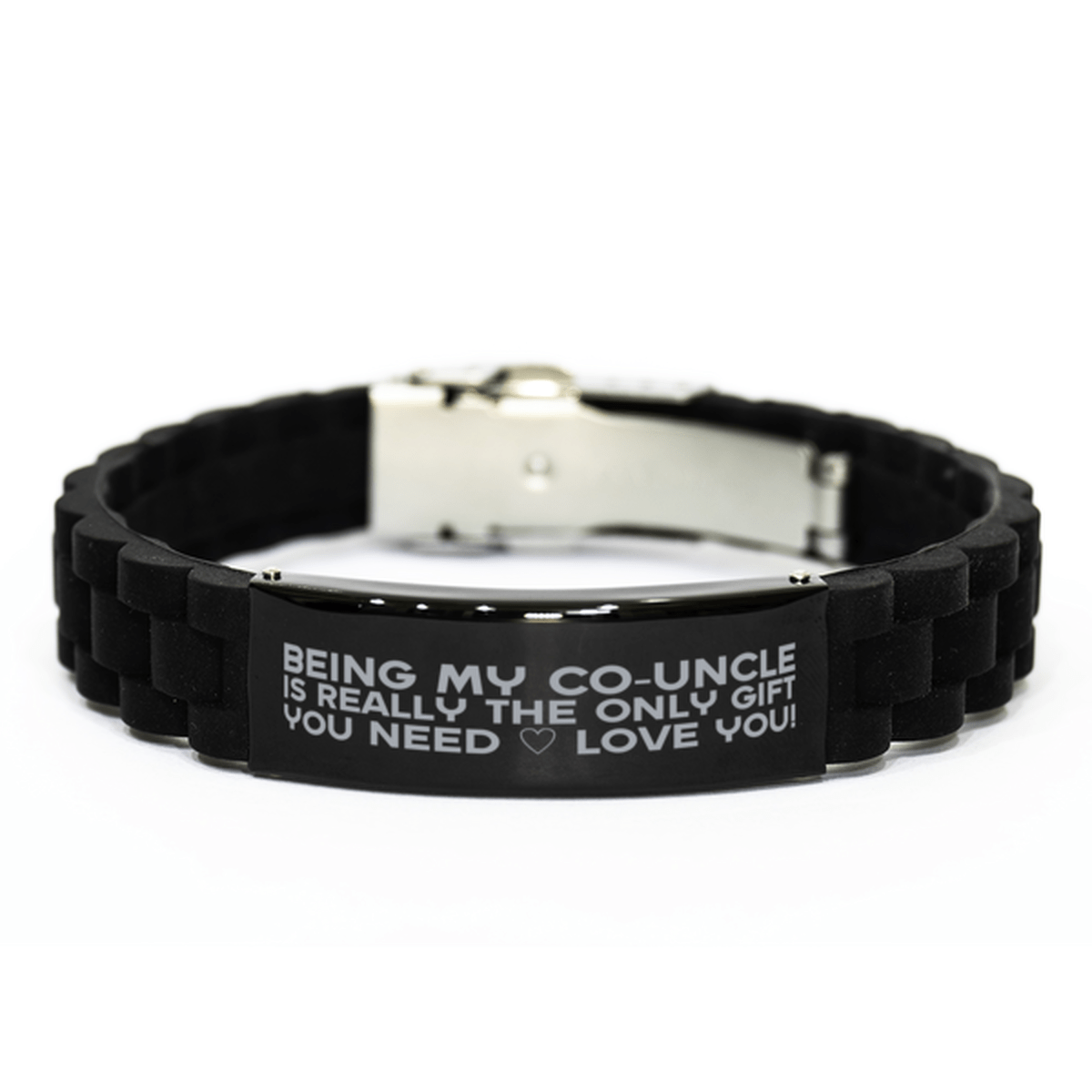 Funny Co-uncle Bracelet, Being My Co-uncle Is Really the Only Gift You Need, Best Birthday Gifts for Co-uncle