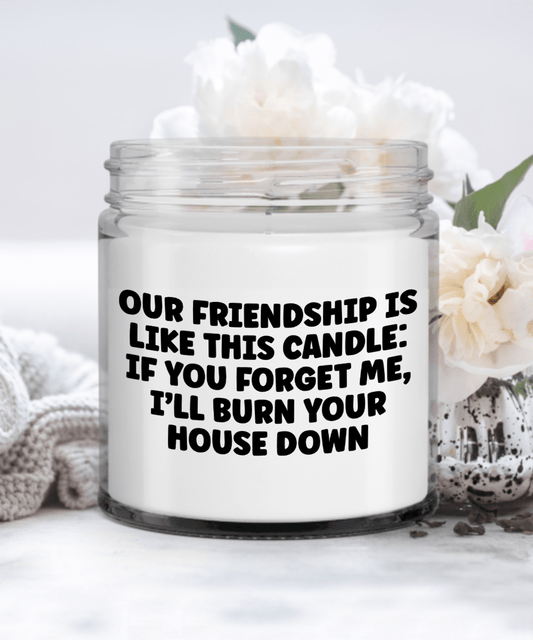 Funny Friend Candle Gift, Birthday Present, Christmas Friendship Gift, Bestie BFF Gift Candle