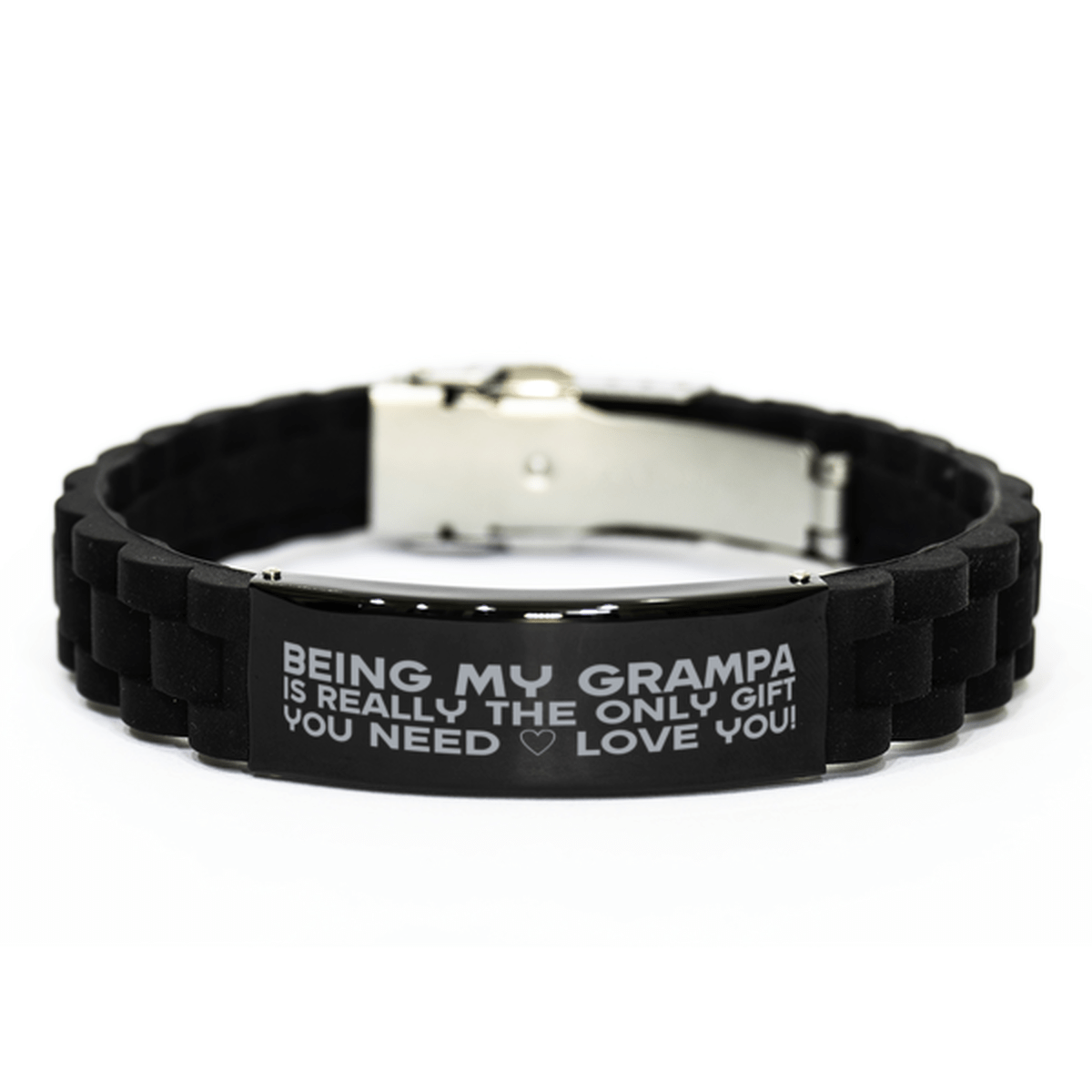 Funny Grampa Bracelet, Being My Grampa Is Really the Only Gift You Need, Best Birthday Gifts for Grampa