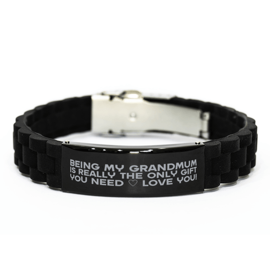 Funny Grandmum Bracelet, Being My Grandmum Is Really the Only Gift You Need, Best Birthday Gifts for Grandmum