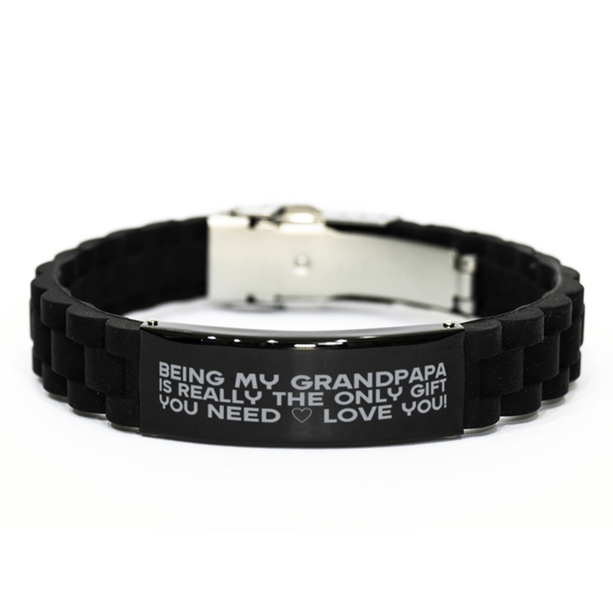 Funny Grandpapa Bracelet, Being My Grandpapa Is Really the Only Gift You Need, Best Birthday Gifts for Grandpapa