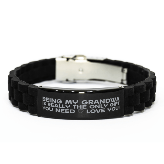 Funny Grandwa Bracelet, Being My Grandwa Is Really the Only Gift You Need, Best Birthday Gifts for Grandwa