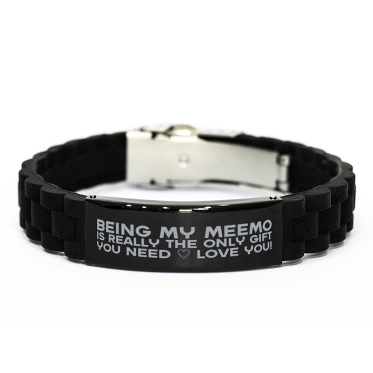 Funny Meemo Bracelet, Being My Meemo Is Really the Only Gift You Need, Best Birthday Gifts for Meemo