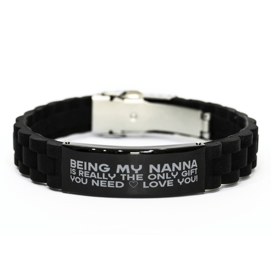 Funny Nanna Bracelet, Being My Nanna Is Really the Only Gift You Need, Best Birthday Gifts for Nanna