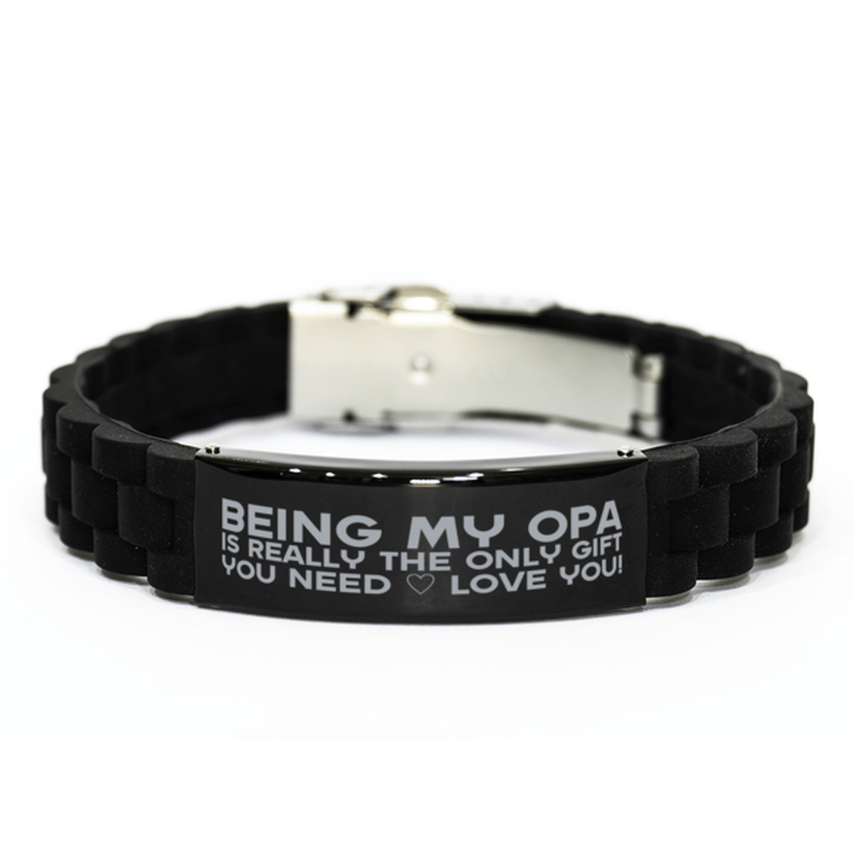 Funny Opa Bracelet, Being My Opa Is Really the Only Gift You Need, Best Birthday Gifts for Opa