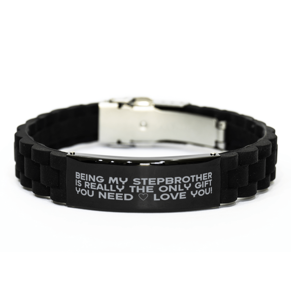 Funny Stepbrother Bracelet, Being My Stepbrother Is Really the Only Gift You Need, Best Birthday Gifts for Stepbrother