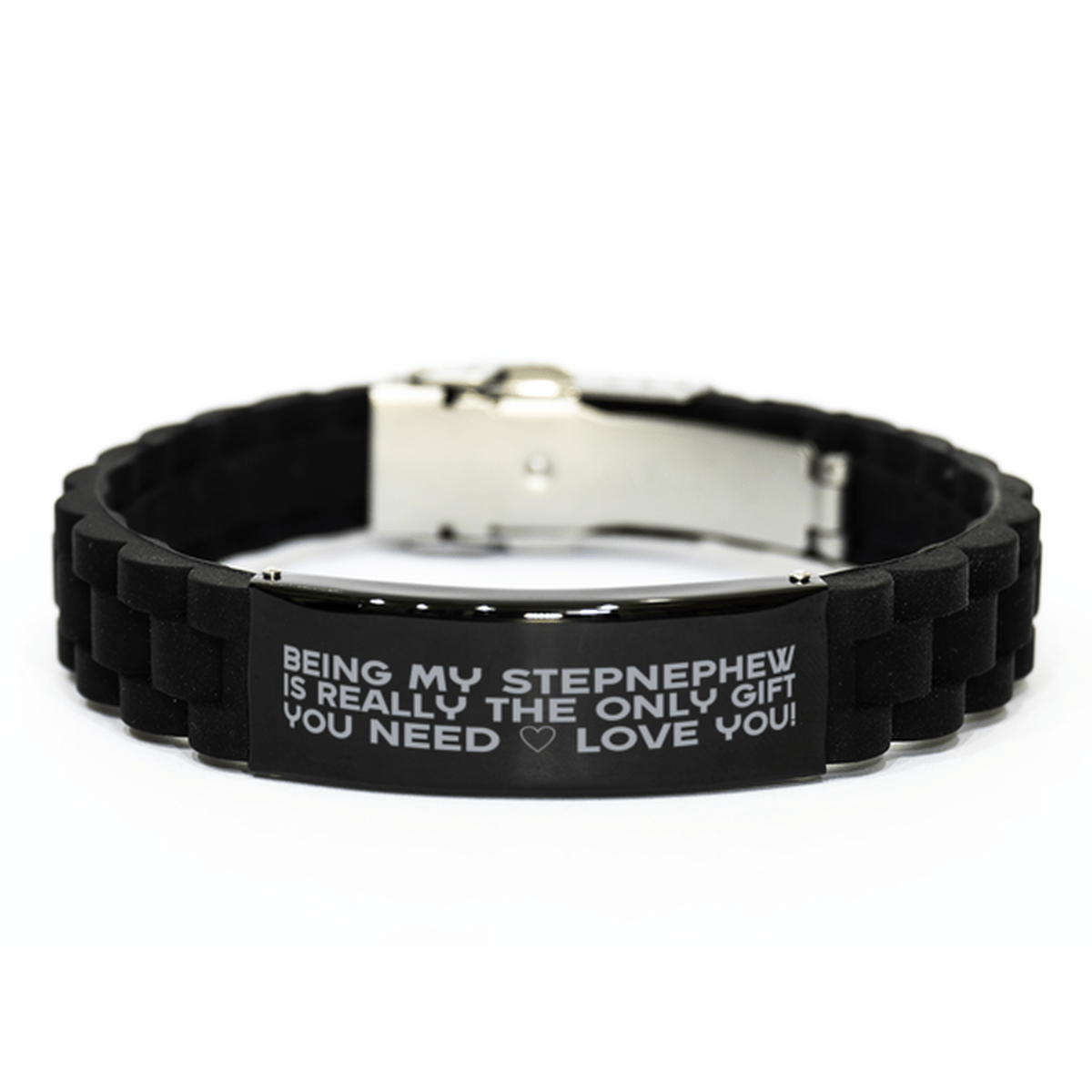 Funny Stepnephew Bracelet, Being My Stepnephew Is Really the Only Gift You Need, Best Birthday Gifts for Stepnephew