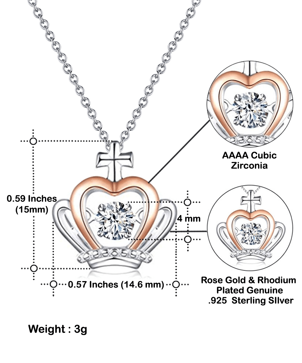 To My Beautiful Girlfriend Interlocking Hearts Necklace, Valentine Jew –  All Family Gear Collections