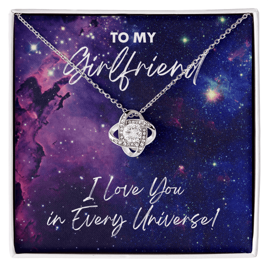 Girlfriend Gift - I Love You In Every Universe Necklace - Jewelry for Dr. Strange Fan