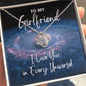 Girlfriend Gift - I Love You In Every Universe Necklace - Jewelry for Dr. Strange Fan Two Toned Box