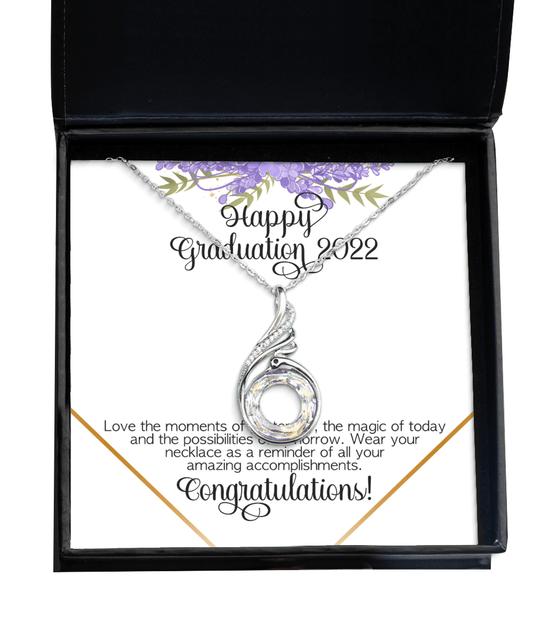 Graduation Gifts - Happy Graduation 2022 - Phoenix Necklace for High School or College Graduation - Jewelry Gift for Graduate