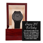 Happy 21st Birthday Men's Wooden Watch - Milestone Birthday Gift - Friend Son Grandson Nephew Brother 21st Birthday Jewelry
