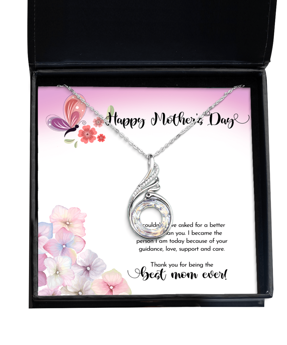 Happy Mother's Day Gifts - Best Mom Ever - Phoenix Necklace for Mother's Day - Jewelry Gift Happy Mother's Day Gifts