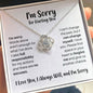 I'm Sorry for Hurting You - Apology Necklace - Forgiveness Gift