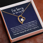 I'm Sorry for Hurting You Necklace - Big Mistake - Apology Gift - I Apologize Forgive Me - Forever Love Forgiveness Jewelry