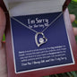I'm Sorry for Hurting You Necklace - Big Mistake - Apology Gift - I Apologize Forgive Me - Forever Love Forgiveness Jewelry