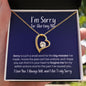 I'm Sorry for Hurting You Necklace - Big Mistake - Apology Gift - I Apologize Forgive Me - Forever Love Forgiveness Jewelry