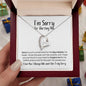 I'm Sorry for Hurting You Necklace - Big Mistake - Apology Gift - I Apologize Forgive Me - Forever Love Forgiveness Jewelry