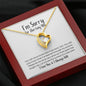 I'm Sorry for Hurting You Necklace - New Start - Apology Gift - I Apologize Forgive Me - Forever Love Forgiveness Jewelry