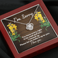 I'm Sorry Gift - Apology Necklace - Forgiveness Gift - Wife Apology, Girlfriend Apology, Friend Apology - Please Forgive Me