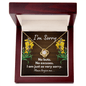 I'm Sorry Gift - Apology Necklace - Please Forgive Me - Forgiveness Gift - Wife Apology, Girlfriend Apology, Friend Apology 18K Yellow Gold Finish / Luxury Box