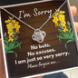 I'm Sorry Gift - Apology Necklace - Please Forgive Me - Forgiveness Gift - Wife Apology, Girlfriend Apology, Friend Apology