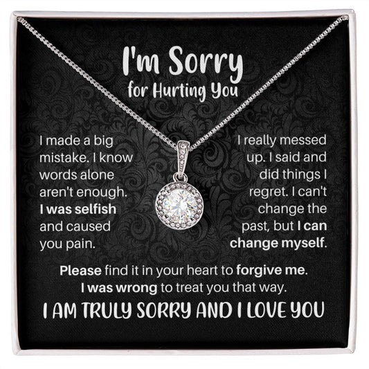 I'm Sorry Necklace - I Was Wrong - Apology Forgiveness Gift
