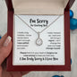 I'm Sorry Necklace - I Was Wrong - Apology Forgiveness Gift