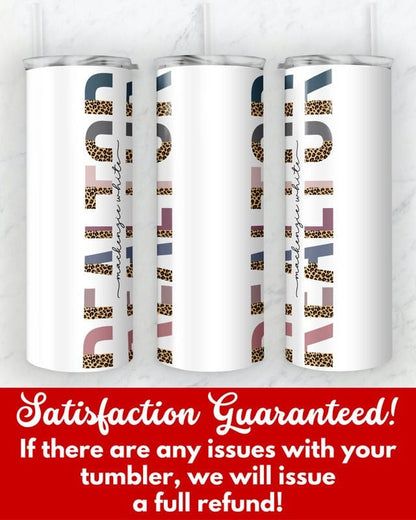 Personalized Realtor Tumbler, Customized Closing Gift for Realtor, Real Estate Agent Appreciation Gift, Custom Realtor 20oz Skinny Tumbler