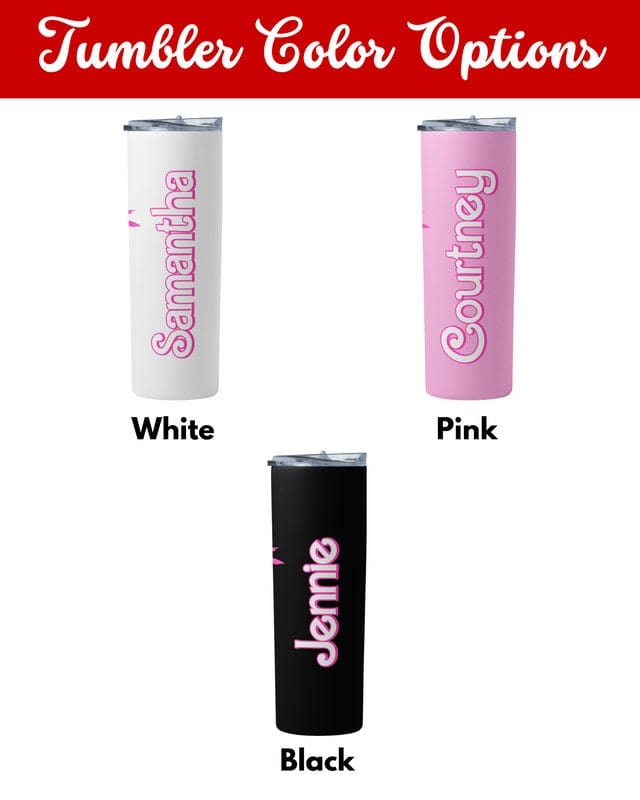 Personalized Bridesmaid Tumbler, 20oz Skinny Tumbler Gift for Bridesmaid, Future Bridesmaid Graduation Gift, Custom Bridesmaid to Go Cup Mug