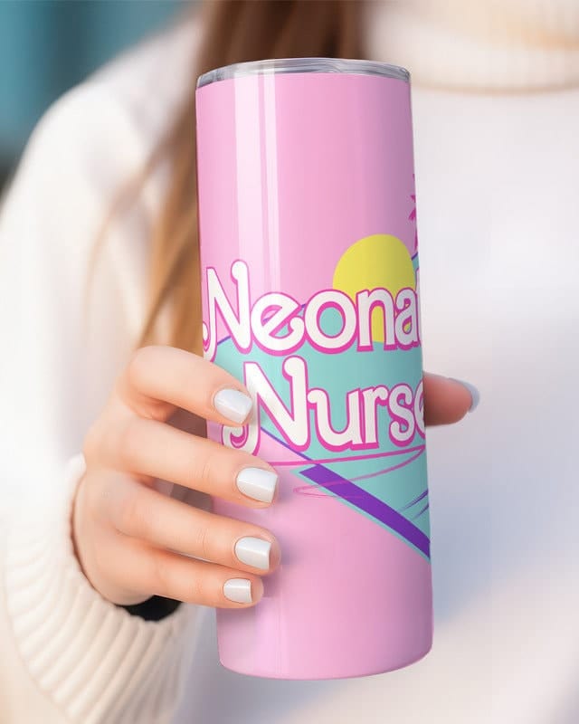 Personalized Neonatal Nurse Tumbler, 20oz Skinny Tumbler Gift for Neonatal Nurse, Custom Neonatal Nurse Cup, Neonatal Nurse Mug Gifts