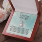 In Loving Memory of Your Wife Remembrance Sympathy Necklace - Bereavement Gift for Loss of Spouse - Memorial, Death Condolences