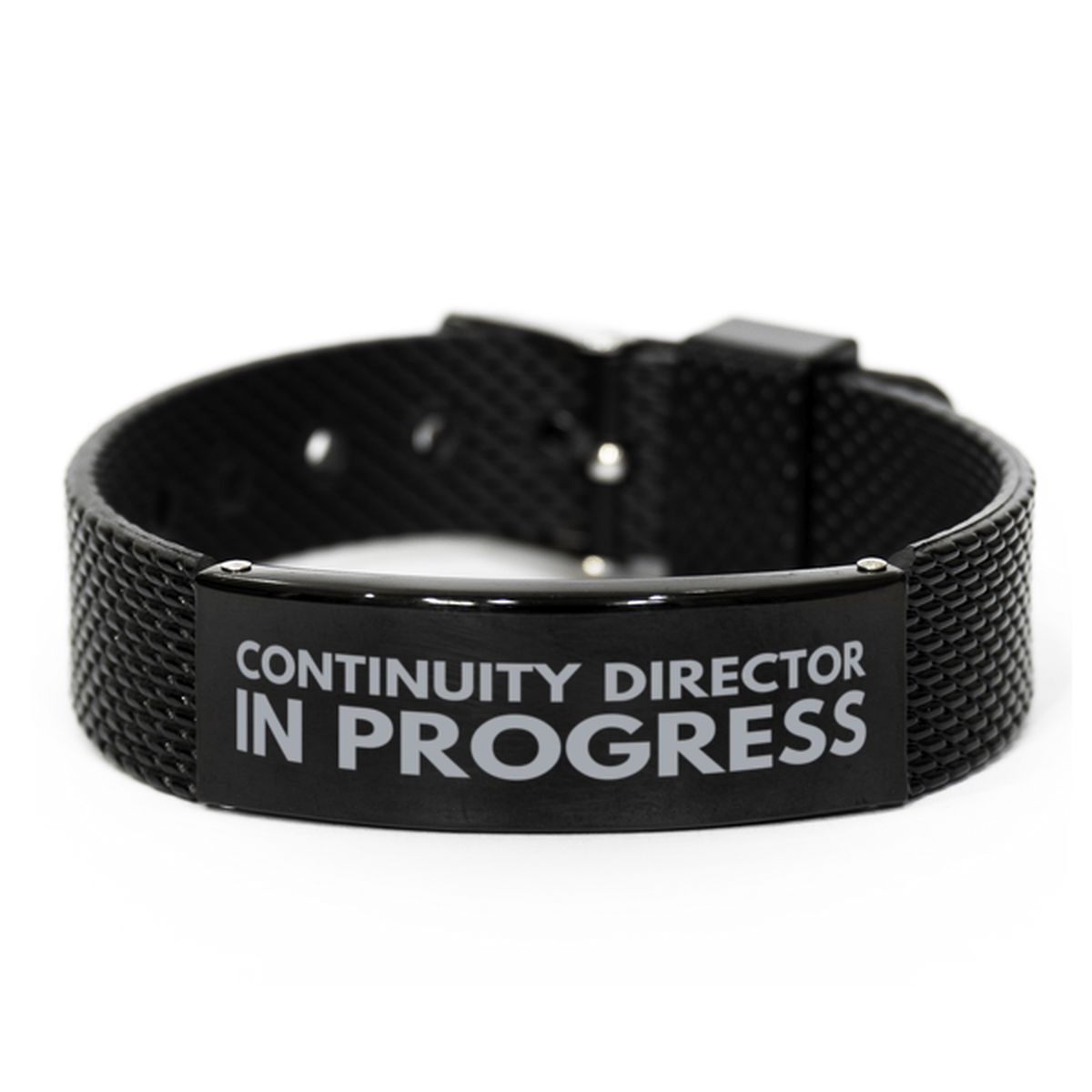 Inspirational Continuity Director Black Shark Mesh Bracelet, Continuity Director In Progress, Best Graduation Gifts for Students