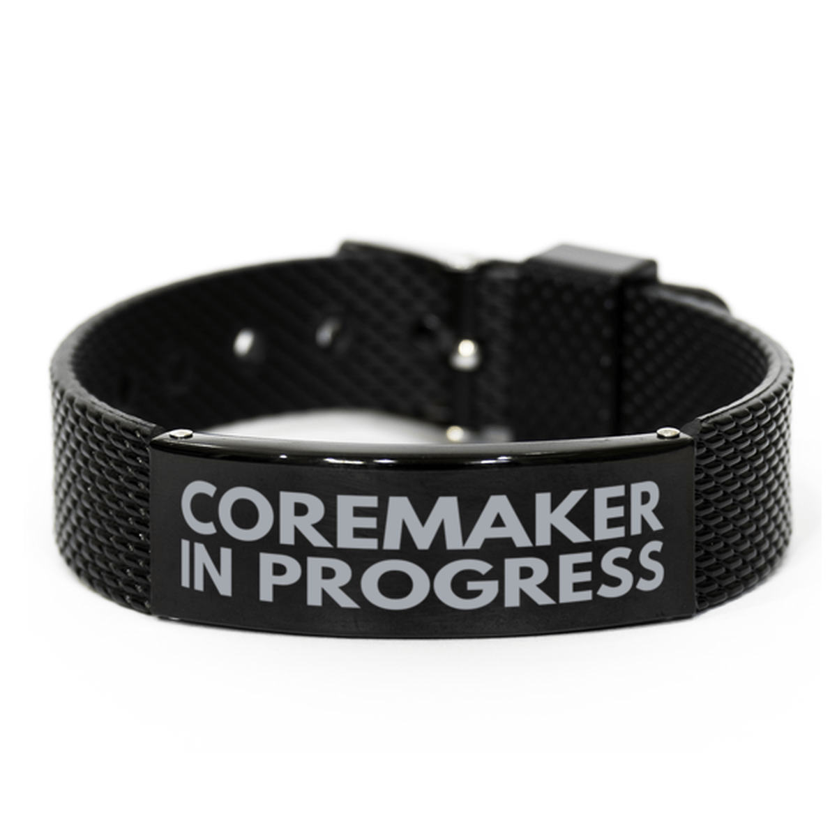 Inspirational Coremaker Black Shark Mesh Bracelet, Coremaker In Progress, Best Graduation Gifts for Students