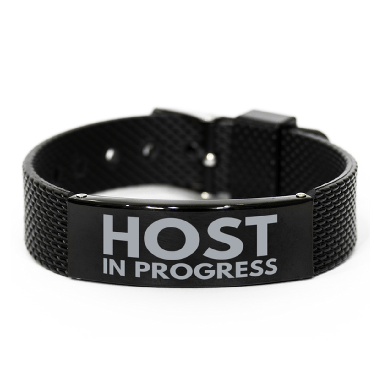 Inspirational Host Black Shark Mesh Bracelet, Host In Progress, Best Graduation Gifts for Students