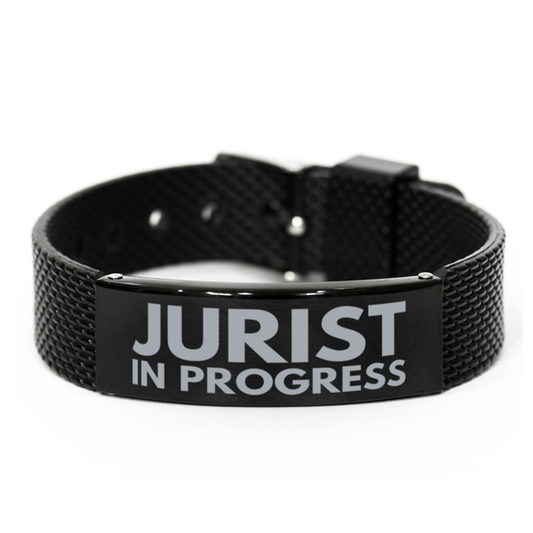 Inspirational Jurist Black Shark Mesh Bracelet, Jurist In Progress, Best Graduation Gifts for Students