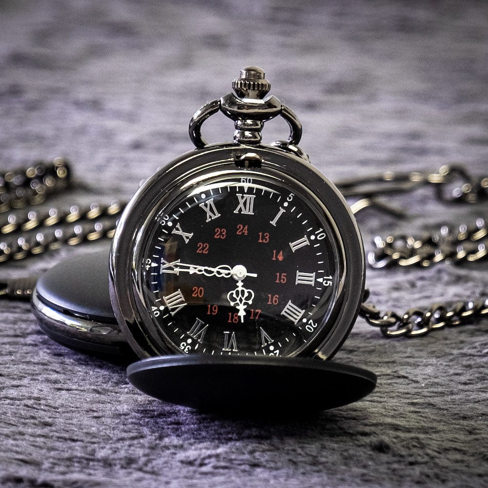 2023 Graduate Black Pocket Watch - Graduation Gift for Son, Grandson, Nephew, Brother - Class of 2023 Gift